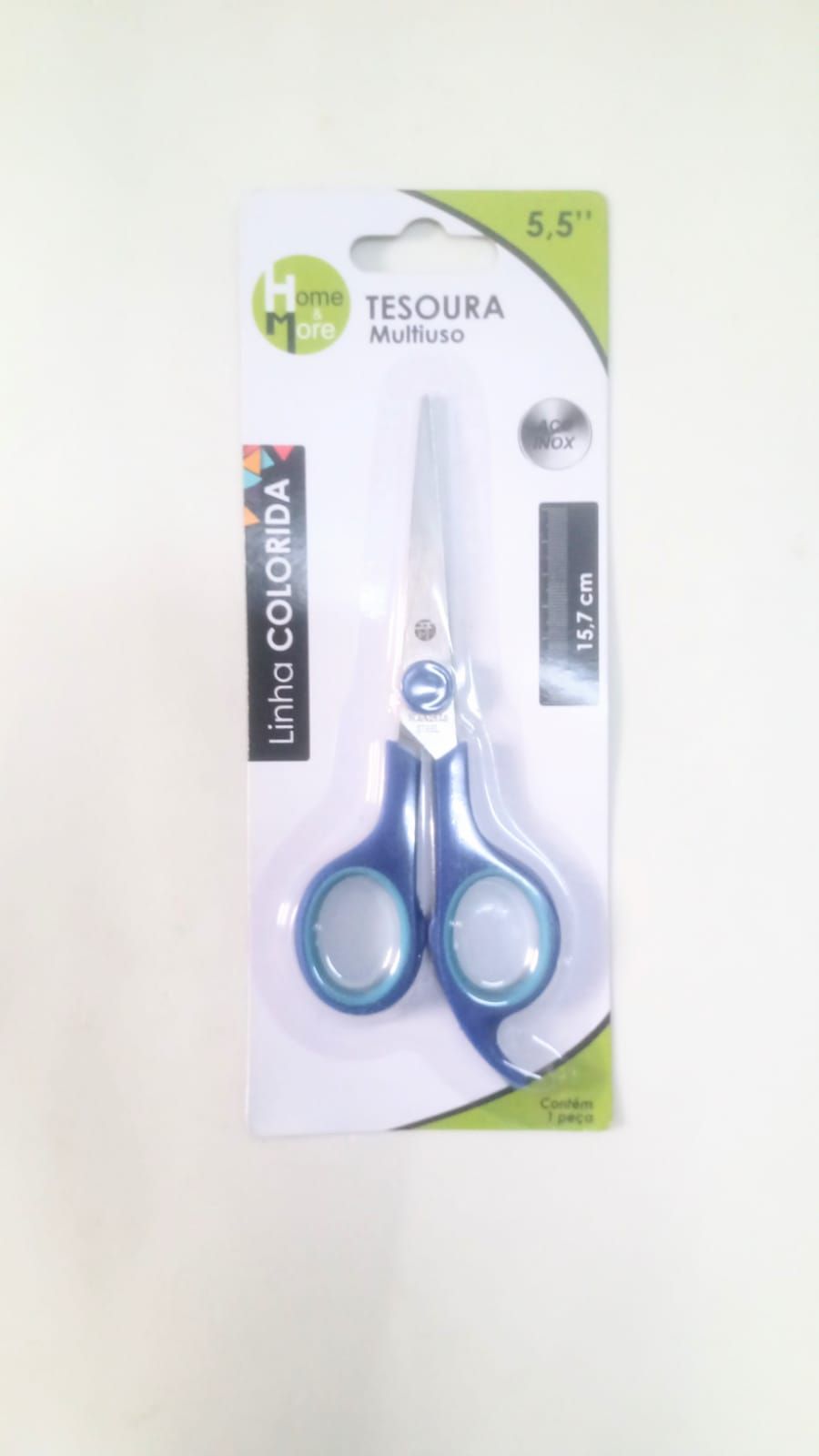 TESOURA COLORIDA 5,5